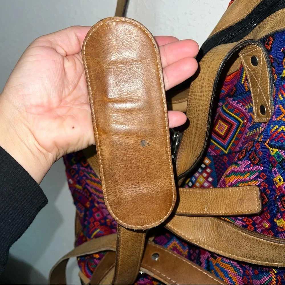 Mermaids and Dragons Hummingbirds Large Convertible Huipil Daybag Backpack - Picture 14 of 16